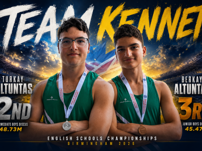 Team Kennet Athletes Shine at the English Schools Championships